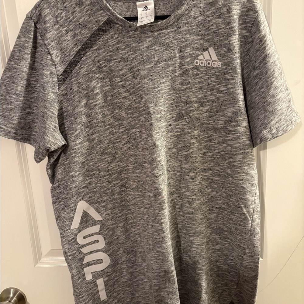 Adidas Heather Gray Men's Tee